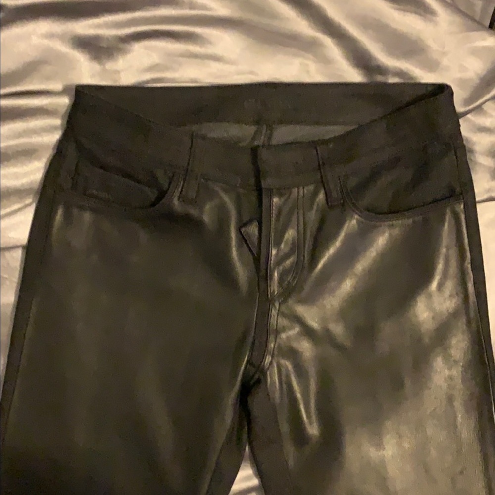Prada leather/denim jeans - Picture 1 of 5